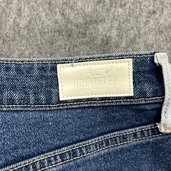 Hollister Two Tone Ultra High Rise Mom Jeans Women's Size 9 / 29 X 27 Distressed - Picture 7 of 12